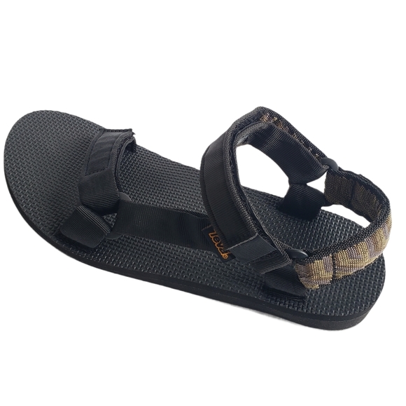 Teva Other - TEVA Original Universal Flat Sandals Black Striped